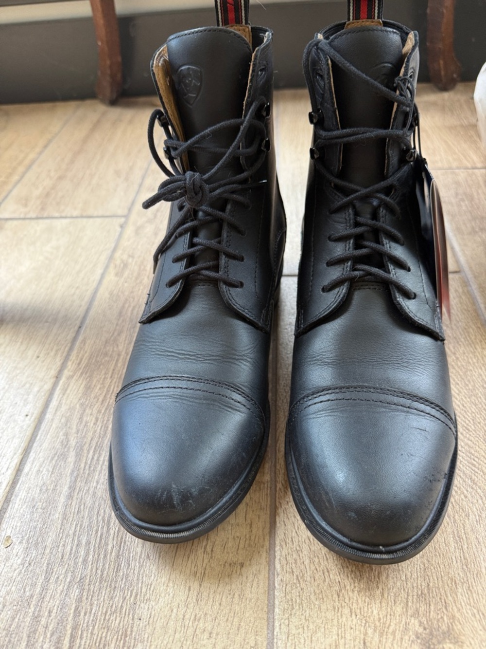 Ariat Black Leather Lace-Up Women's Boots nitro paddock boots